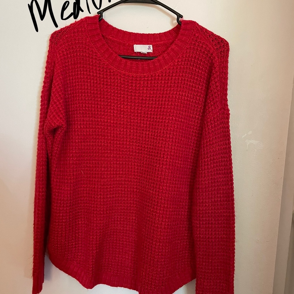 Medium red sweater